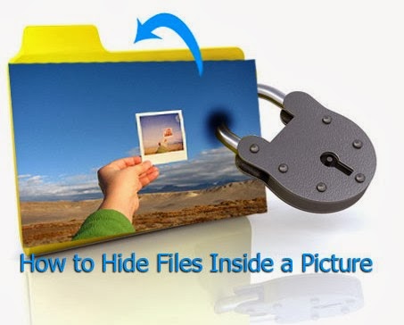hide a file inside a picture